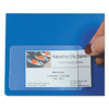 Self-adhesive Business Card Holders, Side Load, 2 X 3 1/2, Clear, 10/pack