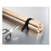 One-wrap Cut-to-fit Thin-ties, 0.5" X 49 Ft, Black