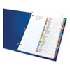 Customizable Toc Ready Index Multicolor Dividers, 1-31, Letter Customizable Toc Ready Index Multicolor Dividers, 1-31, Letter