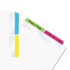 Write-on Index Tabs, 1/5-cut Tabs, Assorted Colors, 2" Wide, 48/pack