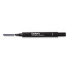 Large Desk Style Permanent Marker, Broad Chisel Tip, Black, Dozen