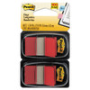 Standard Page Flags In Dispenser, Red, 100 Flags/dispenser