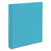 Durable View Binder With Durahinge And Slant Rings, 3 Rings, 1" Capacity, 11 X 8.5, Aqua