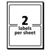 Printable Adhesive Name Badges, 3.38 X 2.33, Blue "hello", 100/pack