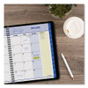 Quicknotes Monthly Planner, 8.75 X 7, Black, 2021