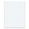 Cross Section Pads, 8 Sq/in Quadrille Rule, 8.5 X 11, White, 50 Sheets