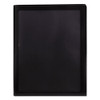 Frame View Poly Two-pocket Folder, 11 X 8.5, Clear/black, 5/pack