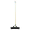 Maximizer Push-to-center Broom, 18", Pvc Bristles, Yellow/black Maximizer Push-to-center Broom, 18", Pvc Bristles, Yellow/black