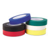 Color Masking Tape, 3" Core, 0.94" X 60 Yds, Red