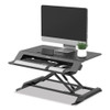 Lotus Lt Sit-stand Workstation, 34.38w X 28.38d X 7.62h, Black