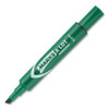 Marks A Lot Regular Desk-style Permanent Marker, Broad Chisel Tip, Green, Dozen