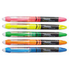 Liquid Pen Style Highlighters, Chisel Tip, Assorted Colors, 5/set
