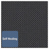 Prestige Bulletin Board, Diamond Mesh Fabric, 48 X 36, Gray/mahogany Frame