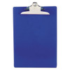 Recycled Plastic Clipboard With Ruler Edge, 1" Clip Cap, 8 1/2 X 12 Sheets, Blue Recycled Plastic Clipboard With Ruler Edge, 1" Clip Cap, 8 1/2 X 12 Sheets, Blue