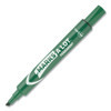 Marks A Lot Large Desk-style Permanent Marker, Broad Chisel Tip, Green, Dozen