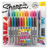 Fine Tip Permanent Marker, Assorted Colors, 12/set