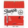 Fine Tip Permanent Marker, Red, 36/pack