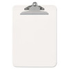 Plastic Clipboard With High Capacity Clip, 1" Capacity, Holds 8 1/2 X 11, Clear