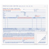 Hazardous Material Short Form, 7 X 8 1/2, Three-part Carbonless, 50 Forms