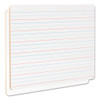 Lap/learning Dry-erase Board, Lined, 11 3/4" X 8 3/4", White, 6/pack