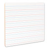 Lap/learning Dry-erase Board, Lined, 11 3/4" X 8 3/4", White, 6/pack