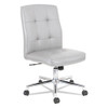 Slimline Swivel/tilt Task Chair, Supports Up To 275 Lbs., White Seat/white Back, Chrome Base