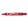 Marks A Lot Large Desk-style Permanent Marker, Broad Chisel Tip, Red, Dozen