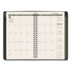 Recycled Weekly/monthly Appointment Book, 8.5 X 5.5, Black, 2021