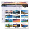 Images Of The Sea Monthly Desk Pad Calendar, 22 X 17, 2021