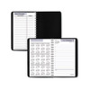 Daily Appointment Book With Hourly Appointments, 8 X 5, Black, 2021