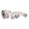 Tamper Seal Label, 1.88 X 6, Red/white, 500/roll, 4 Rolls/carton Tamper Seal Label, 1.88 X 6, Red/white, 500/roll, 4 Rolls/carton