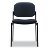 Vl606 Stacking Guest Chair Without Arms, Navy Seat/navy Back, Black Base