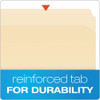Manila Folders With One Fastener, Straight Tab, Letter Size, 50/box
