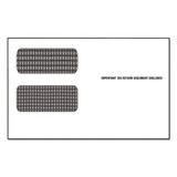 1099 Double Window Envelope, Commercial Flap, Self-adhesive Closure, 5.63 X 9.5, White, 24/pack