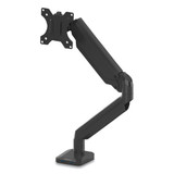 Platinum Series Single Monitor Arm, Up To 30", Up To 20 Lbs, Clamp/grommet, Black