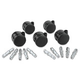 Deluxe Duet Non-hooded Casters, Polyurethane