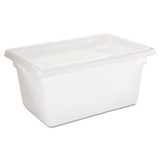 Food/tote Boxes, 2gal, 18w X 12d X 3 1/2h, White