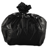 Low Density Repro Can Liners, 60 Gal, 1.5 Mil, 38" X 58", Black, 100/carton