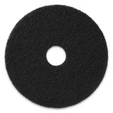 Stripping Pads, 14" Diameter, Black, 5/ct