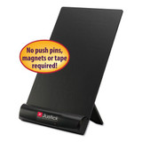 Justick Frameless Electro-surface Desktop Organizer & Copy Holder, 8" X 11", Bk