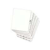 Avery-style Preprinted Legal Bottom Tab Dividers, Exhibit U, Letter, 25/pack