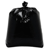 Low-density Can Liners, 33 Gal, 1.3 Mil, 23" X 39", Black, 100/carton