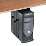 Under Desk Cpu Holder, 17w X 12d X 11h, Black