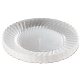 Classicware Plates, Plastic, 10.25 In, Clear, 12/bag, 12 Bag/carton