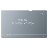 Frameless Blackout Privacy Filter For 14.1" Widescreen Laptop, 16:10 Aspect Ratio