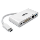 Usb 3.1 Gen 1 Usb-c To Dvi Adapter, Usb-a/usb-c Pd Charging/gigabit Ethernet