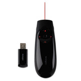 Presenter Expert Wireless Cursor Control With Red Laser, 150 Ft. Range, Black