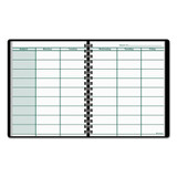 Undated Teacher's Planner, 10 7/8 X 8 1/4, Black