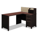 Enterprise Collection Corner Desk, 60w X 47.25d X 41.75h, Mocha Cherry (box 2 Of 2)