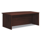 Foundation Bow Top Desk Shell, 72w X 42d X 29h, Pinnacle